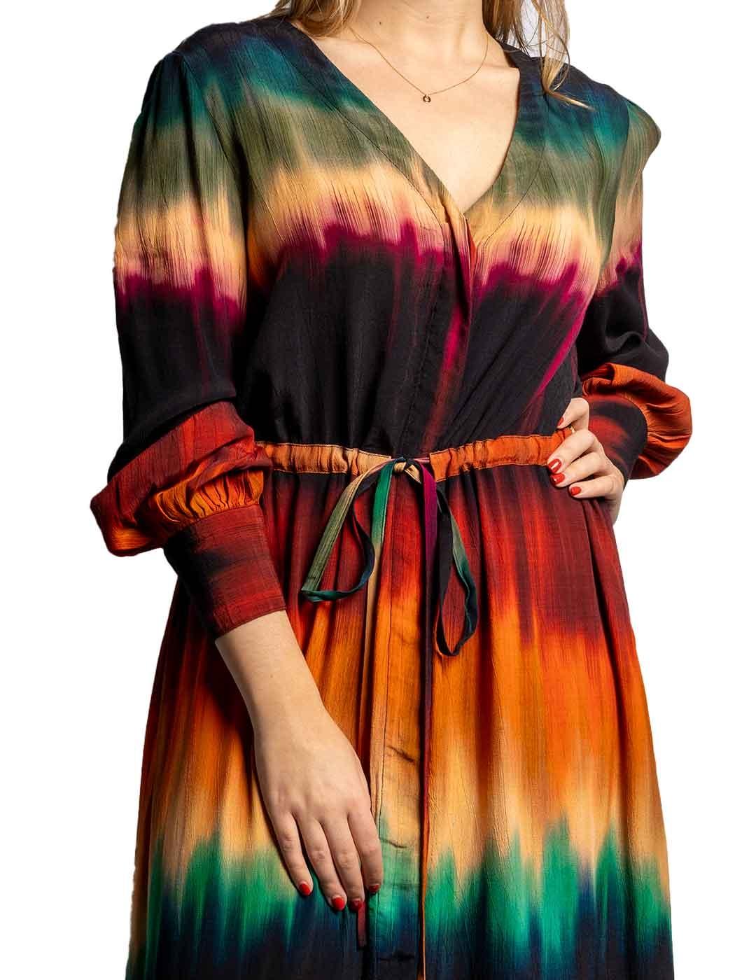 Vestido LeSun Tie Dye Negro