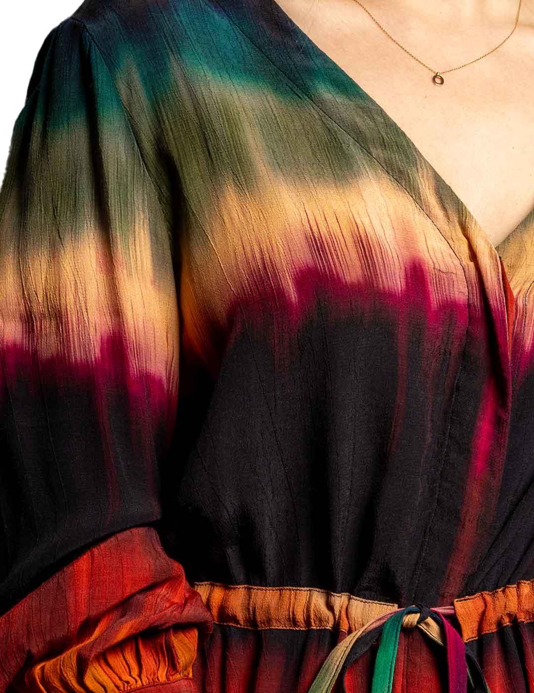 Vestido LeSun Tie Dye Negro