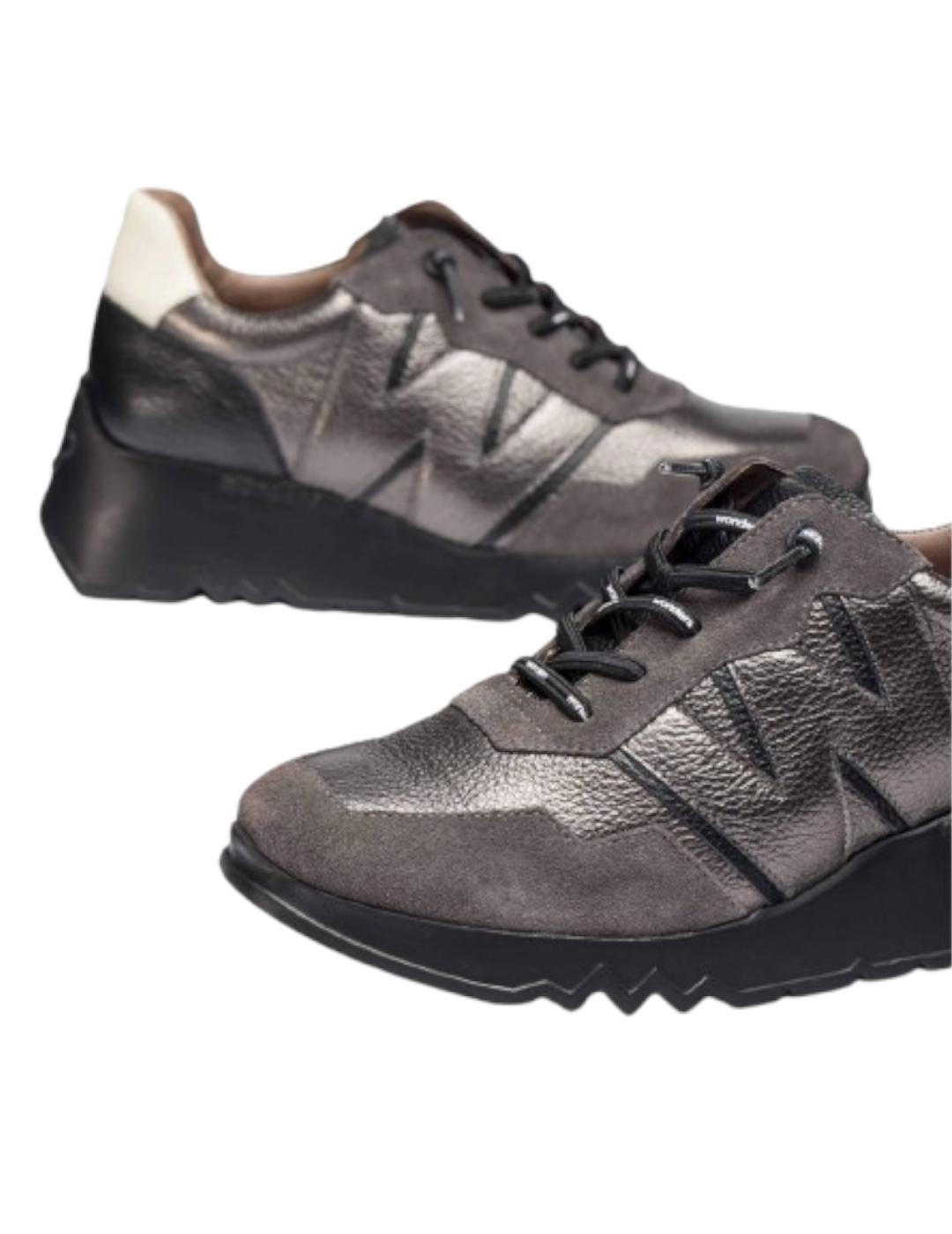 Deportivas Wonders Track Plomo