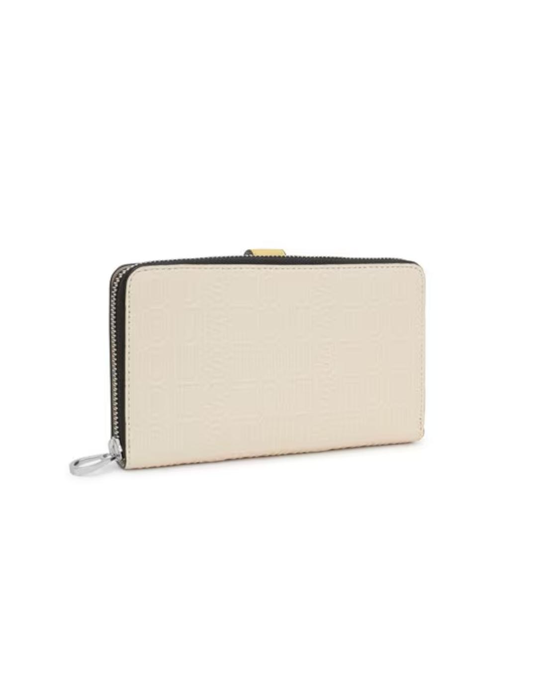 Billetera Tous Mediana Urbana Logo New Beige