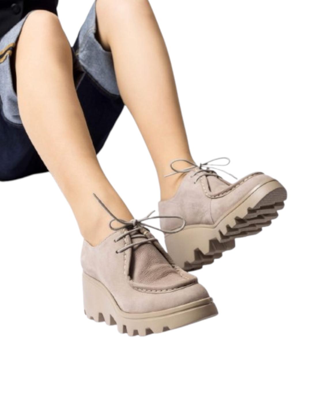 Zapato Wonders Wallaby Amalia Taupe