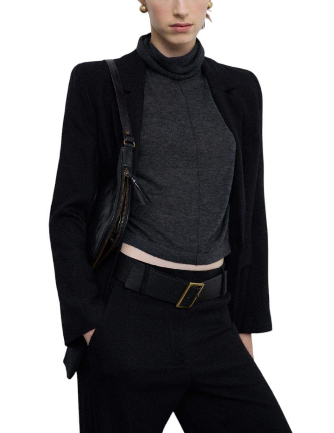 Blazer ese O ese Fluido Gris