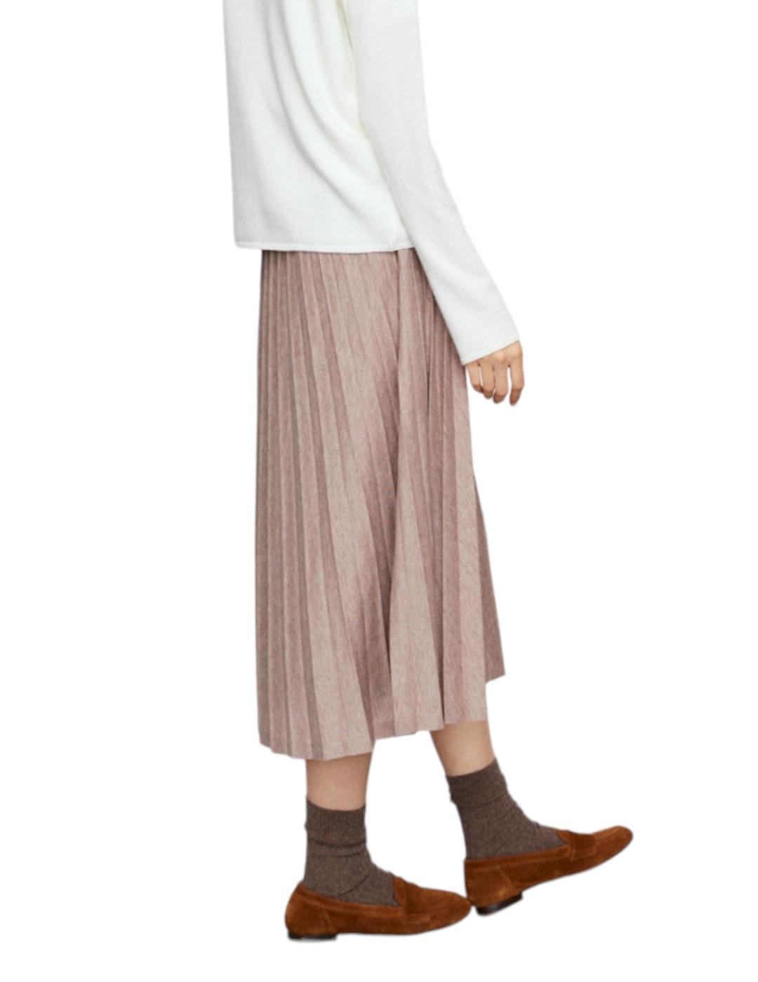 Falda ese O ese Sandy Camel