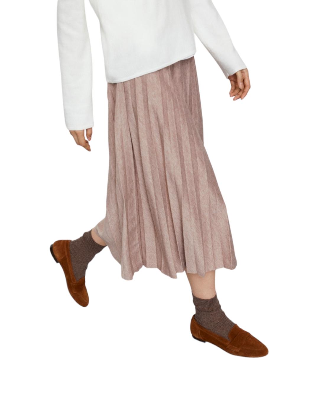 Falda ese O ese Sandy Camel