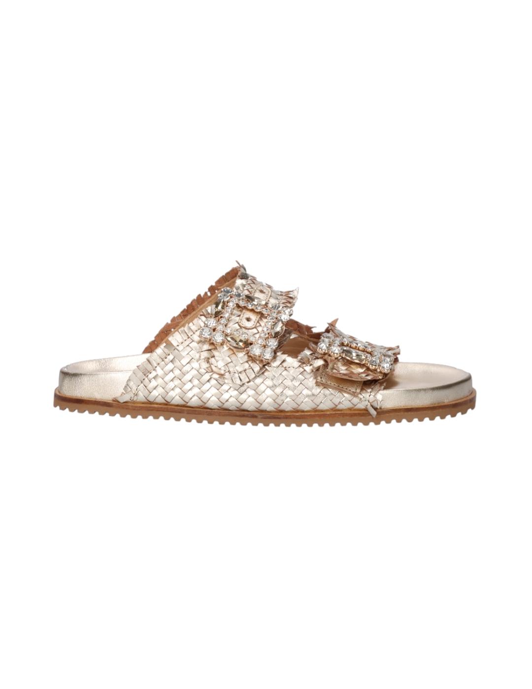 Sandalias BeFree Doradas para Mujer