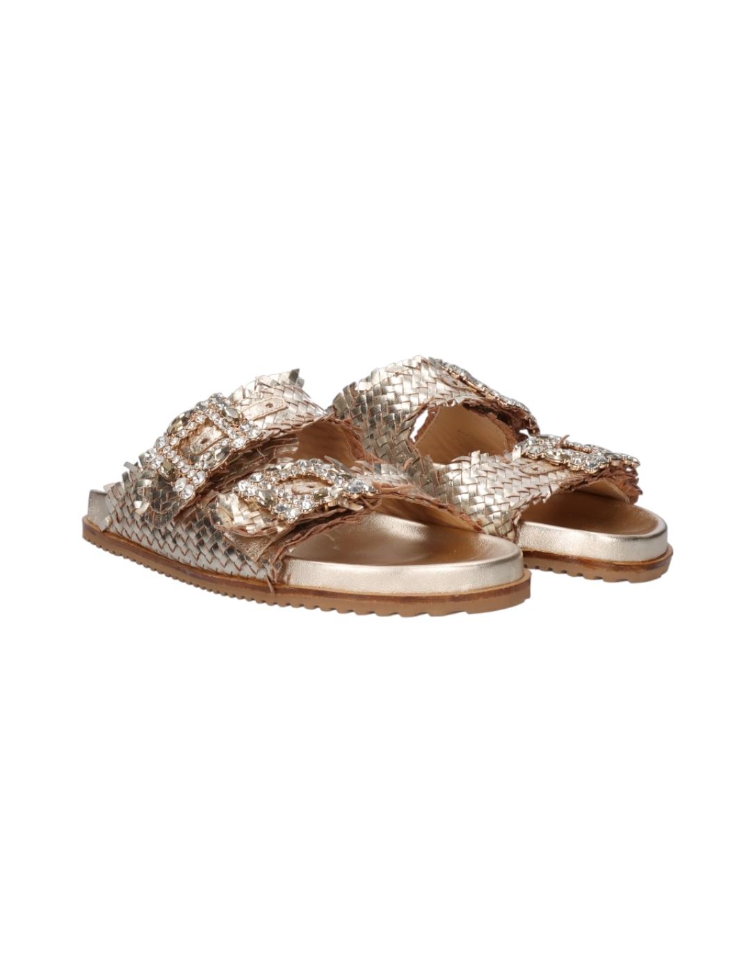 Sandalias BeFree Doradas para Mujer