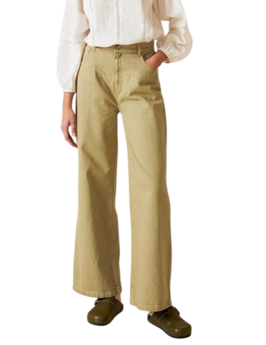 Pantalón Indi-cold Wide Leg Verde