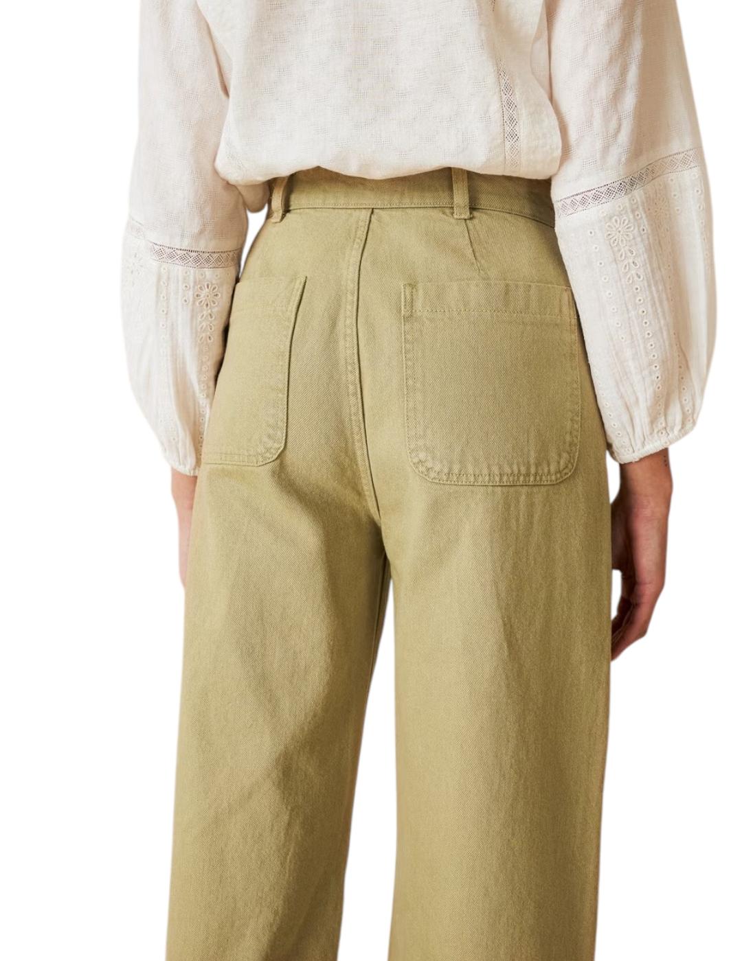 Pantalón Indi-cold Wide Leg Verde