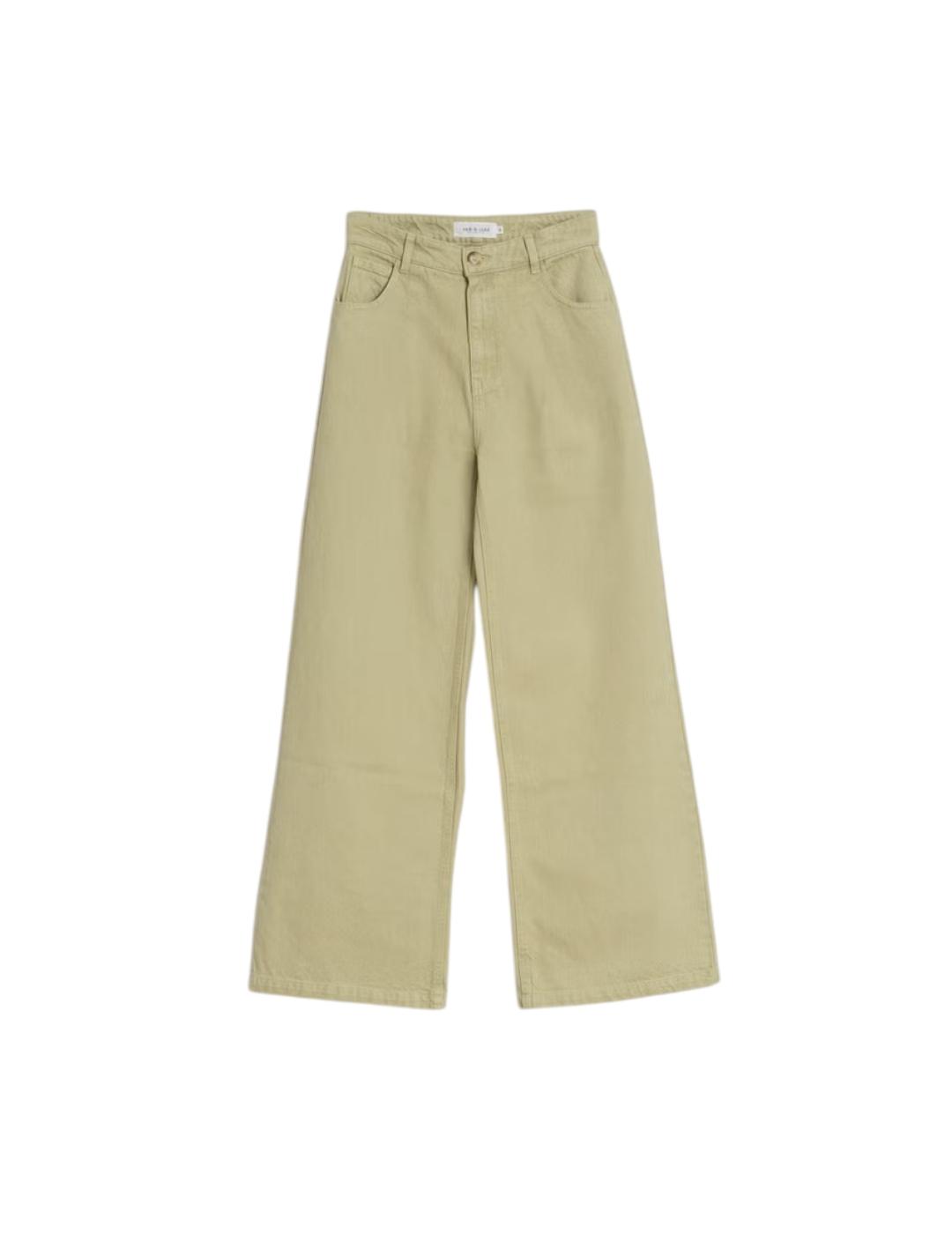 Pantalón Indi-cold Wide Leg Verde