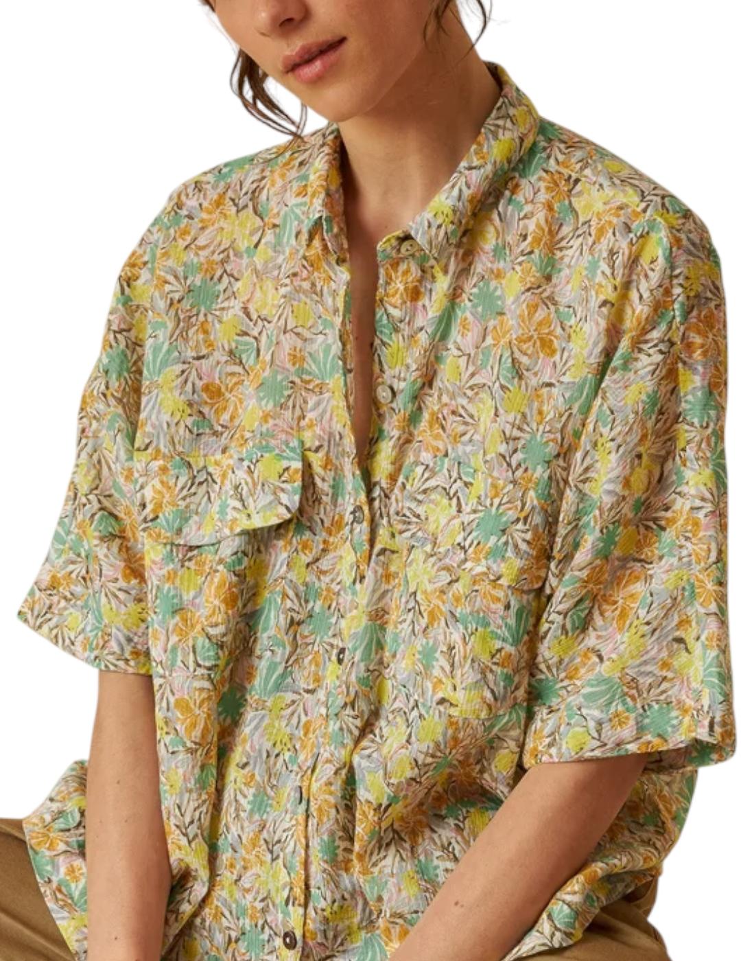 Camisa Indi&cold Tropical Multicolor