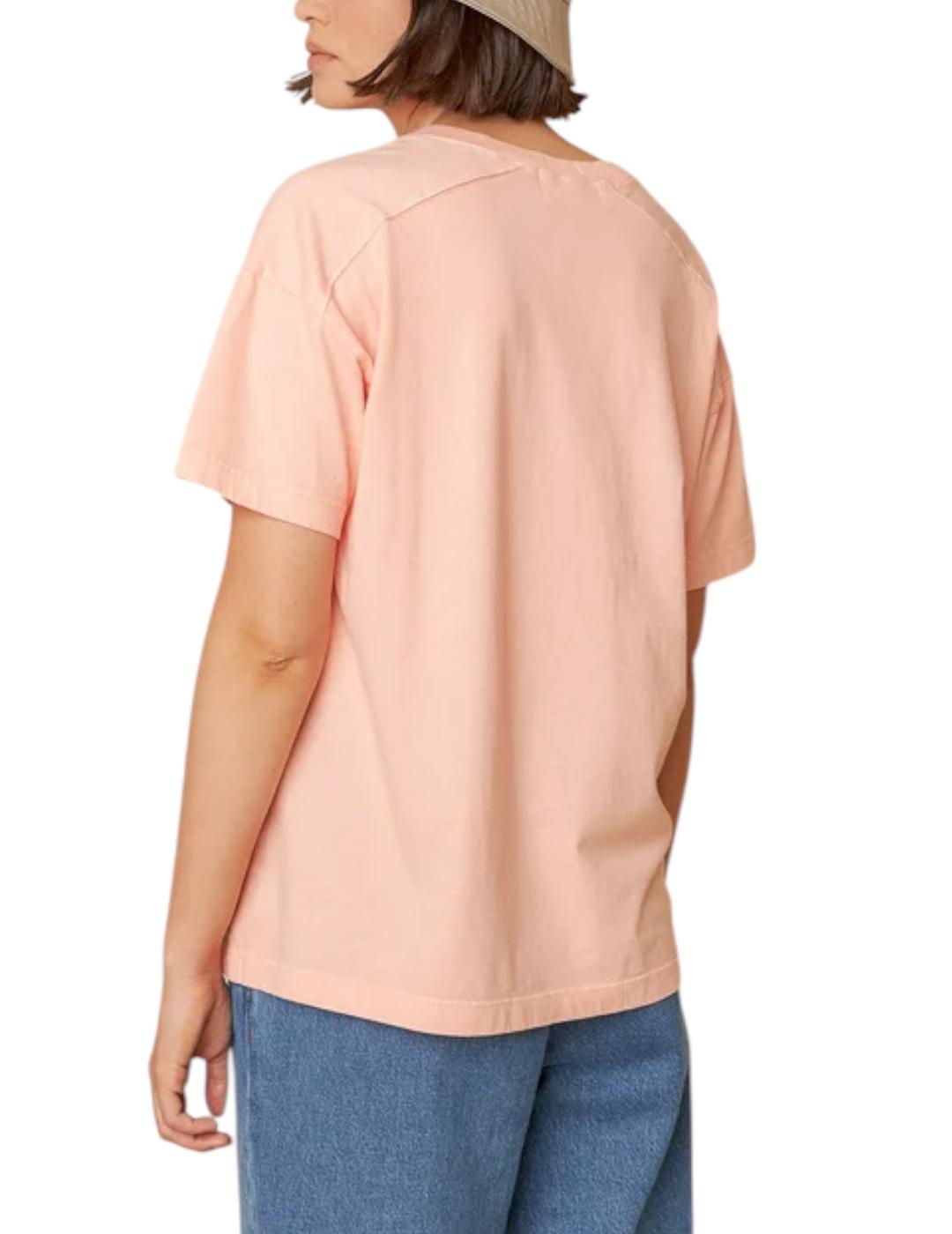Camiseta Indi&cold Básica Pico Coral