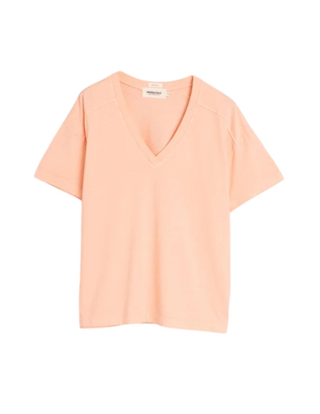 Camiseta Indi&cold Básica Pico Coral