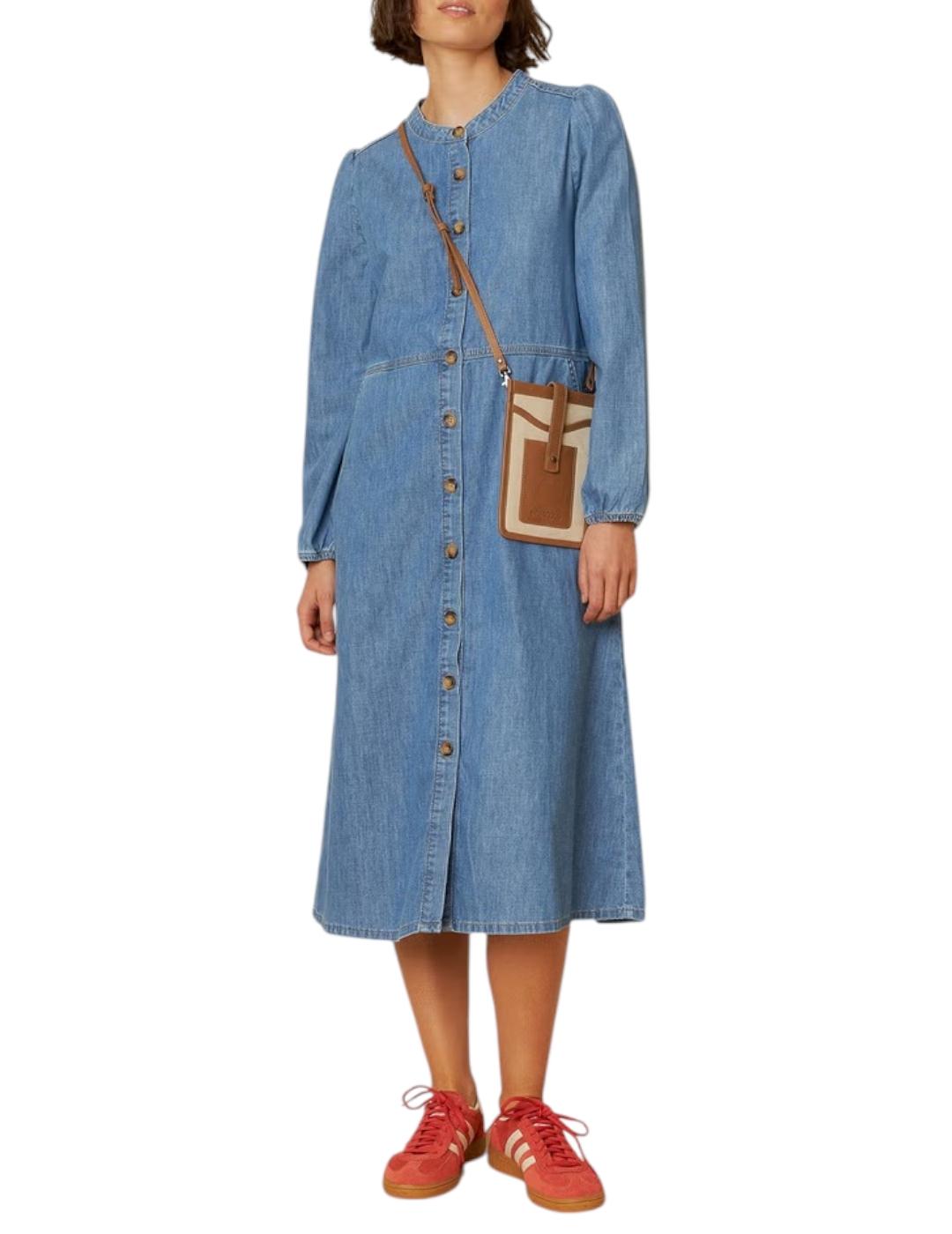 Vestido Indi-cold Denim Azul