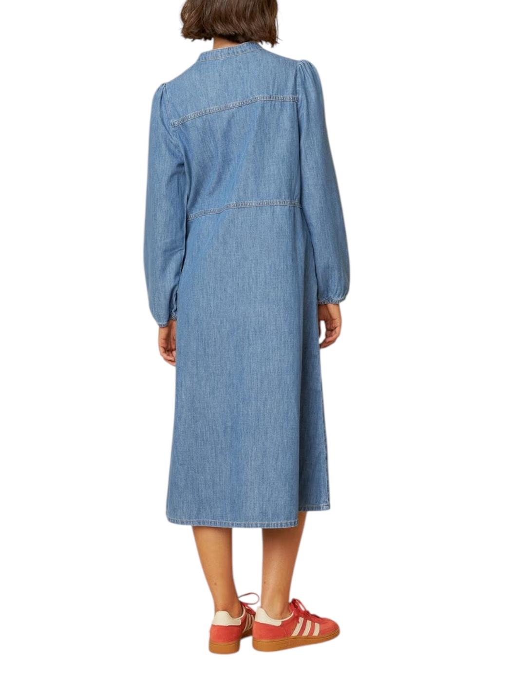 Vestido Indi-cold Denim Azul