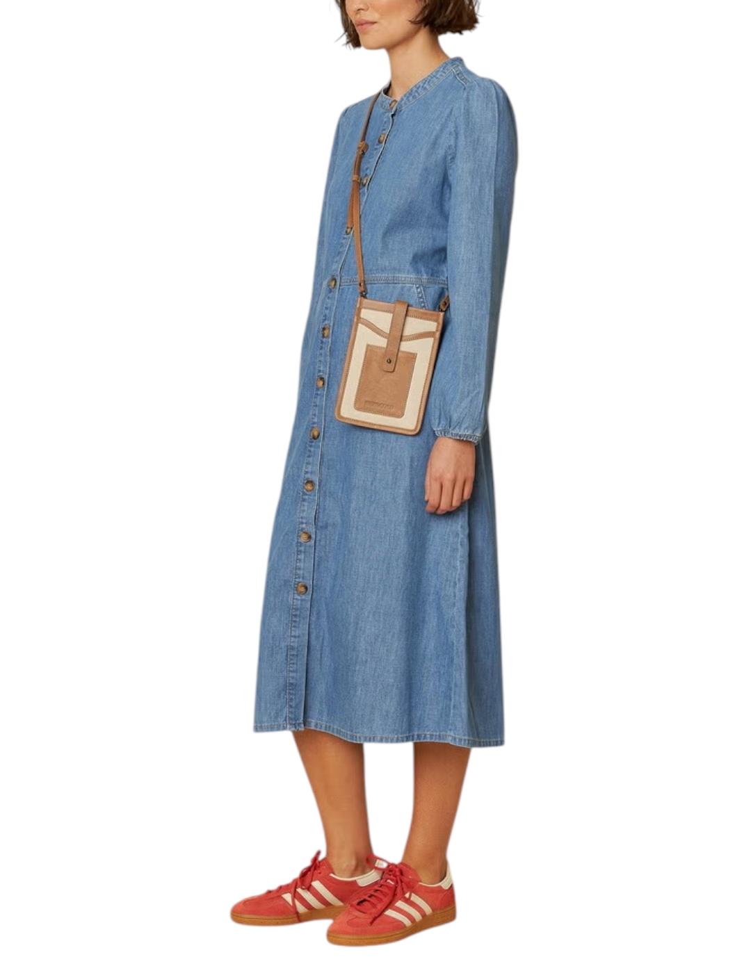 Vestido Indi-cold Denim Azul