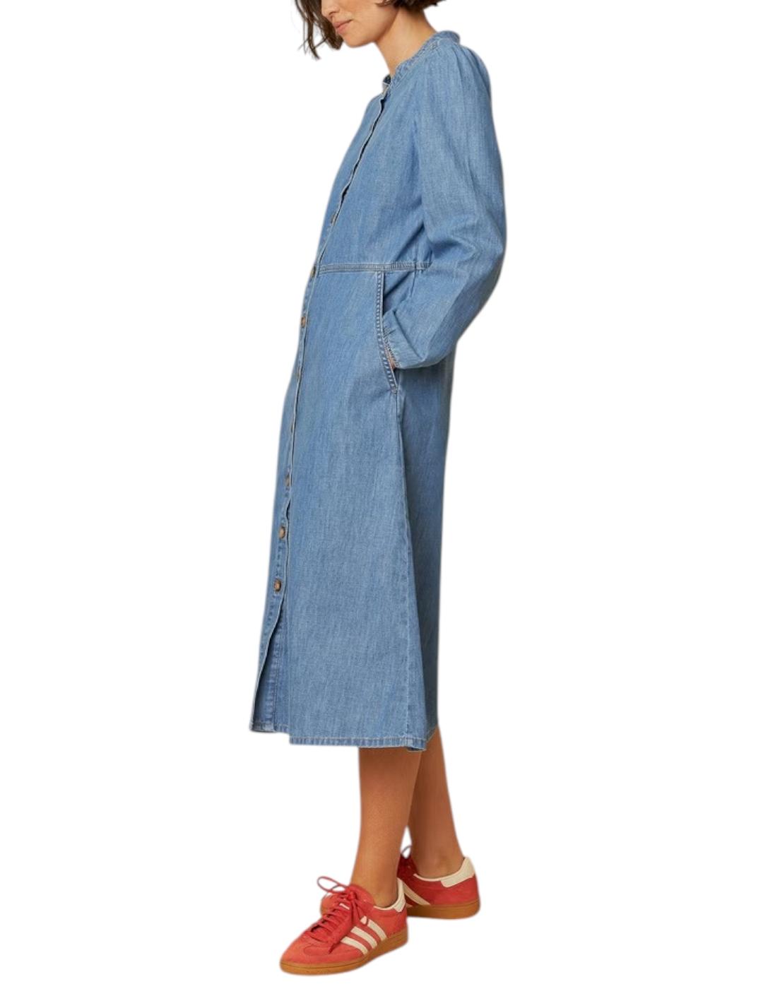 Vestido Indi-cold Denim Azul