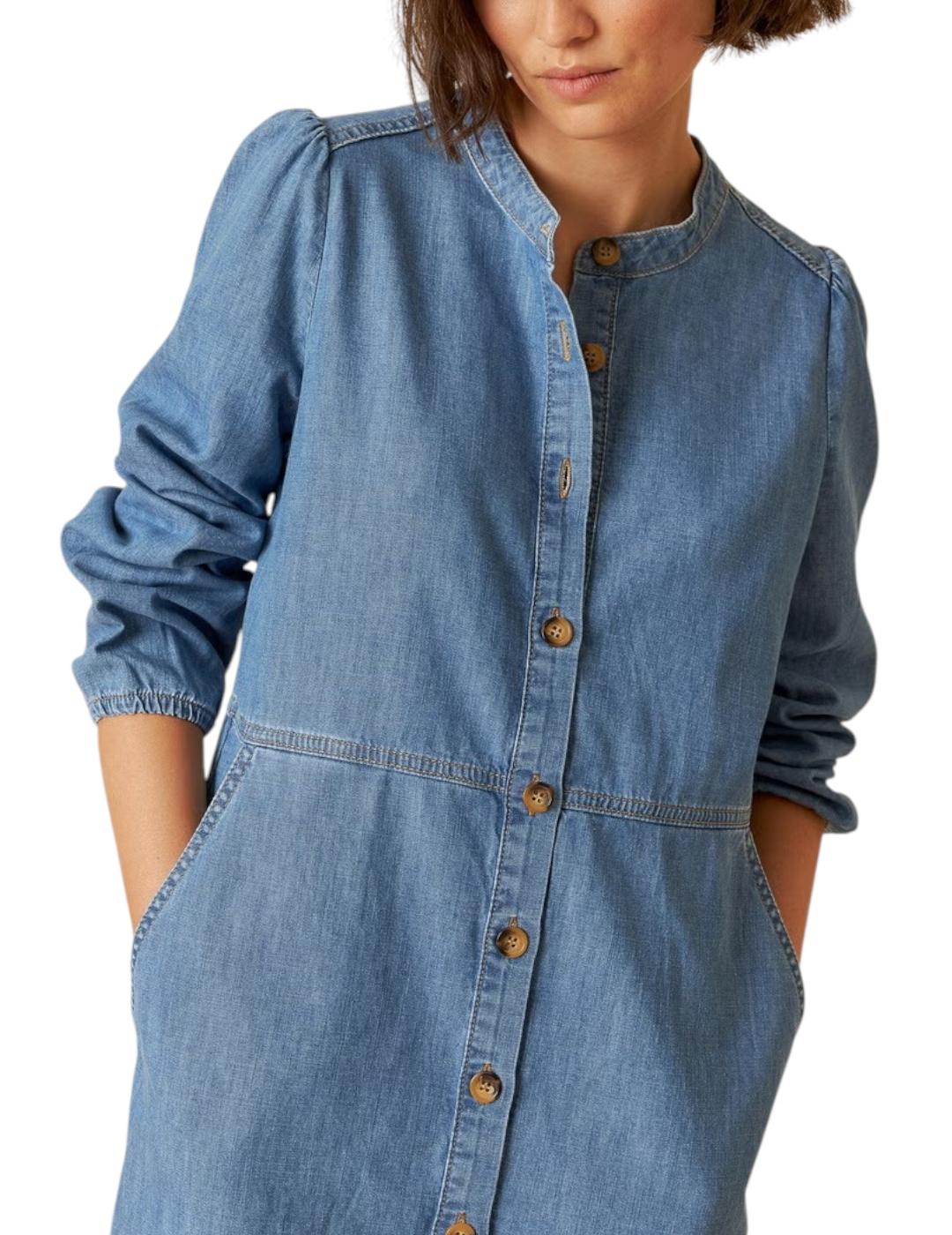 Vestido Indi-cold Denim Azul