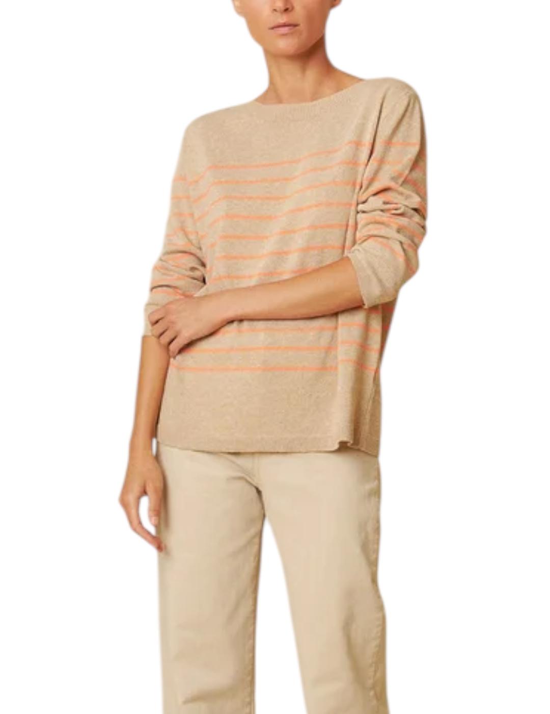 Jersey Indi&cold Rayas Coral