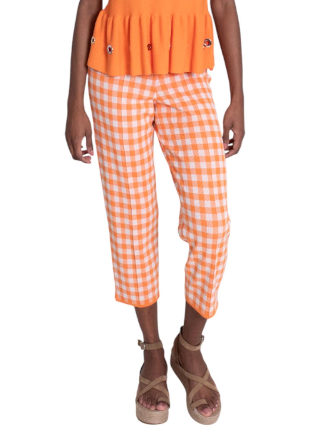 Pantalón Pisonero Capri Naranja
