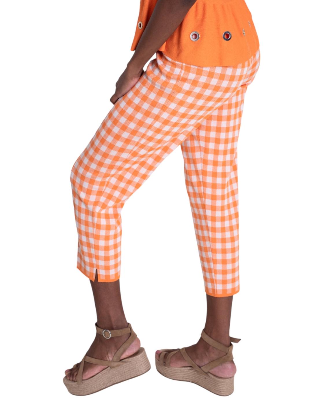 Pantalón Pisonero Capri Naranja