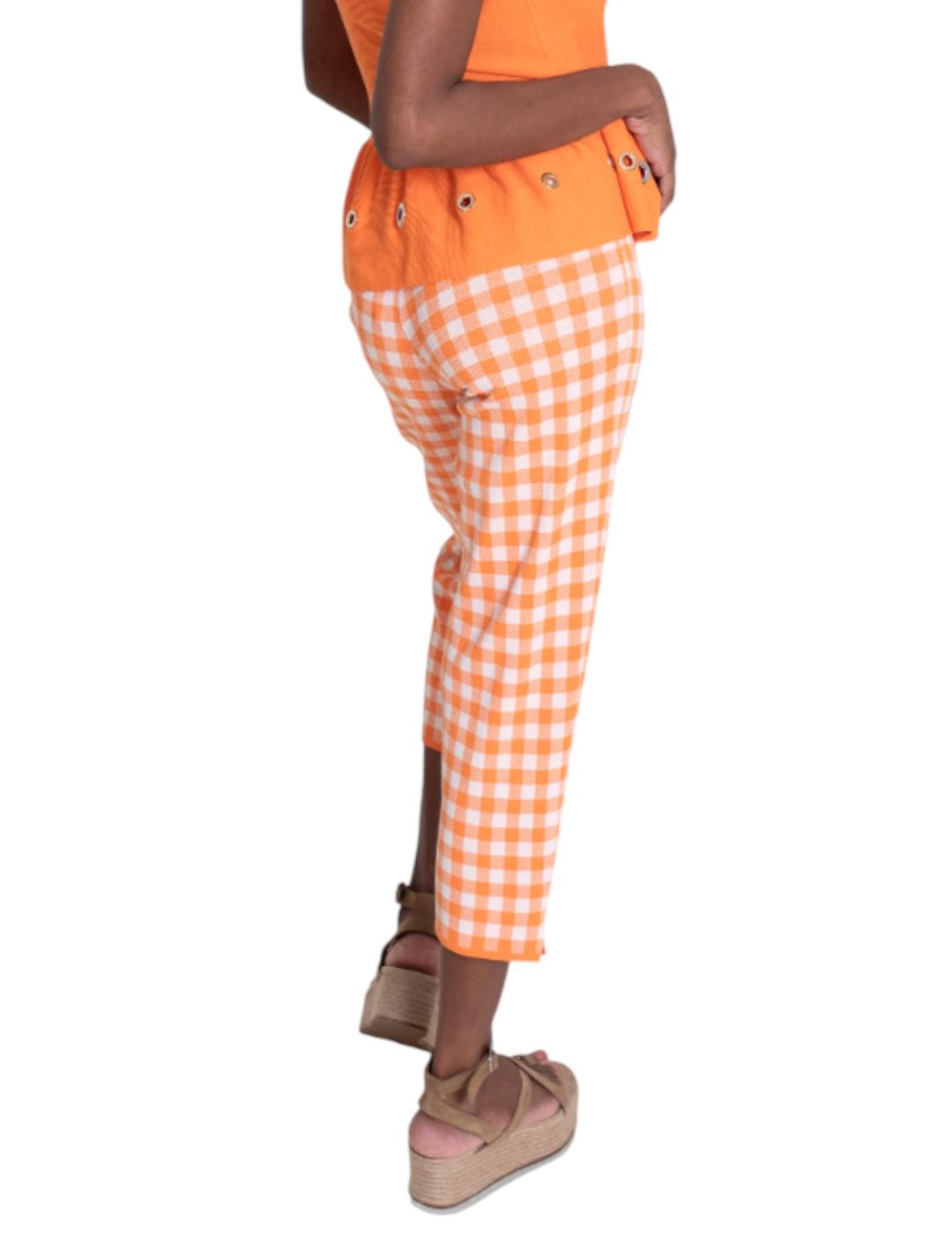 Pantalón Pisonero Capri Naranja
