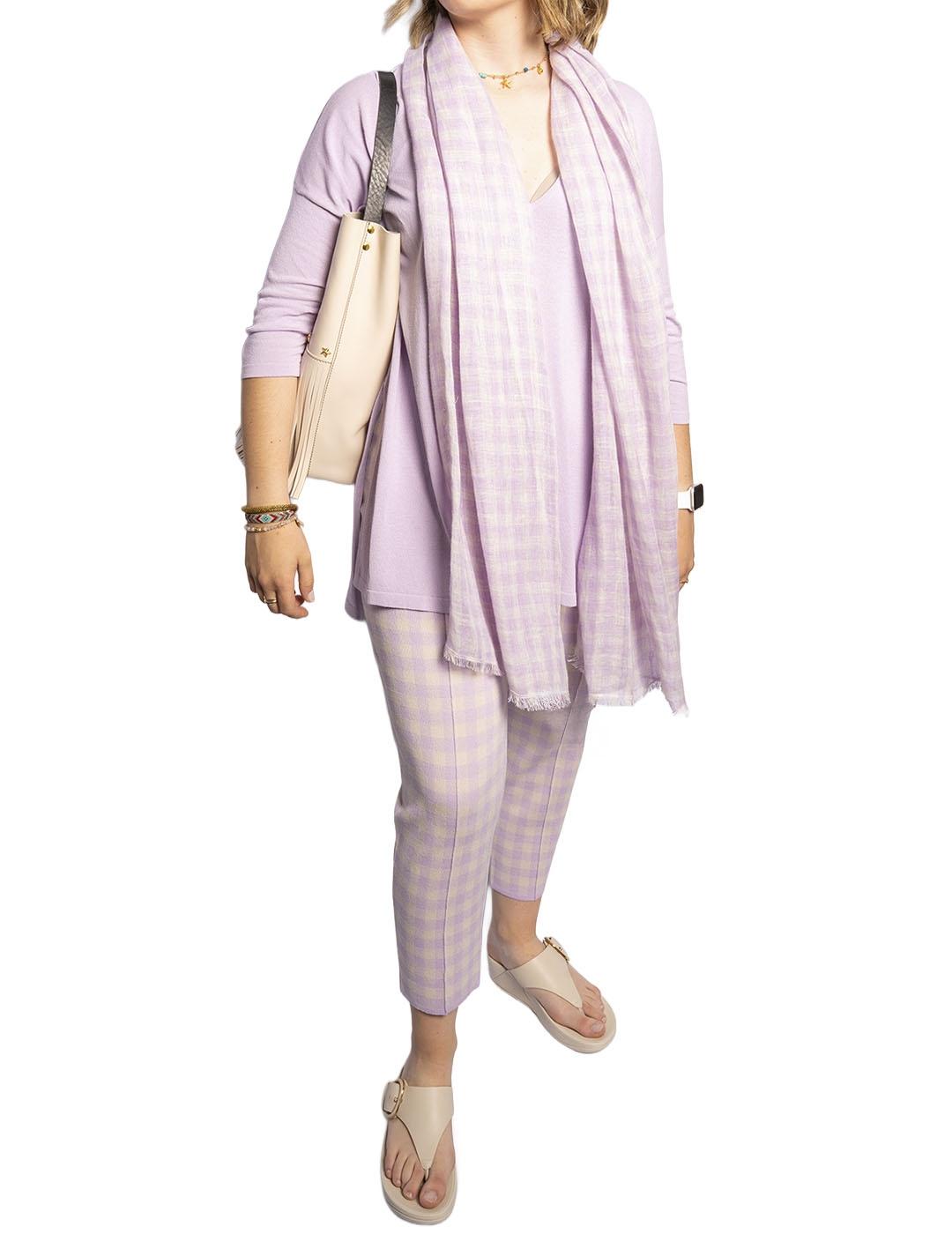 Pantalón Pisonero Capri Malva