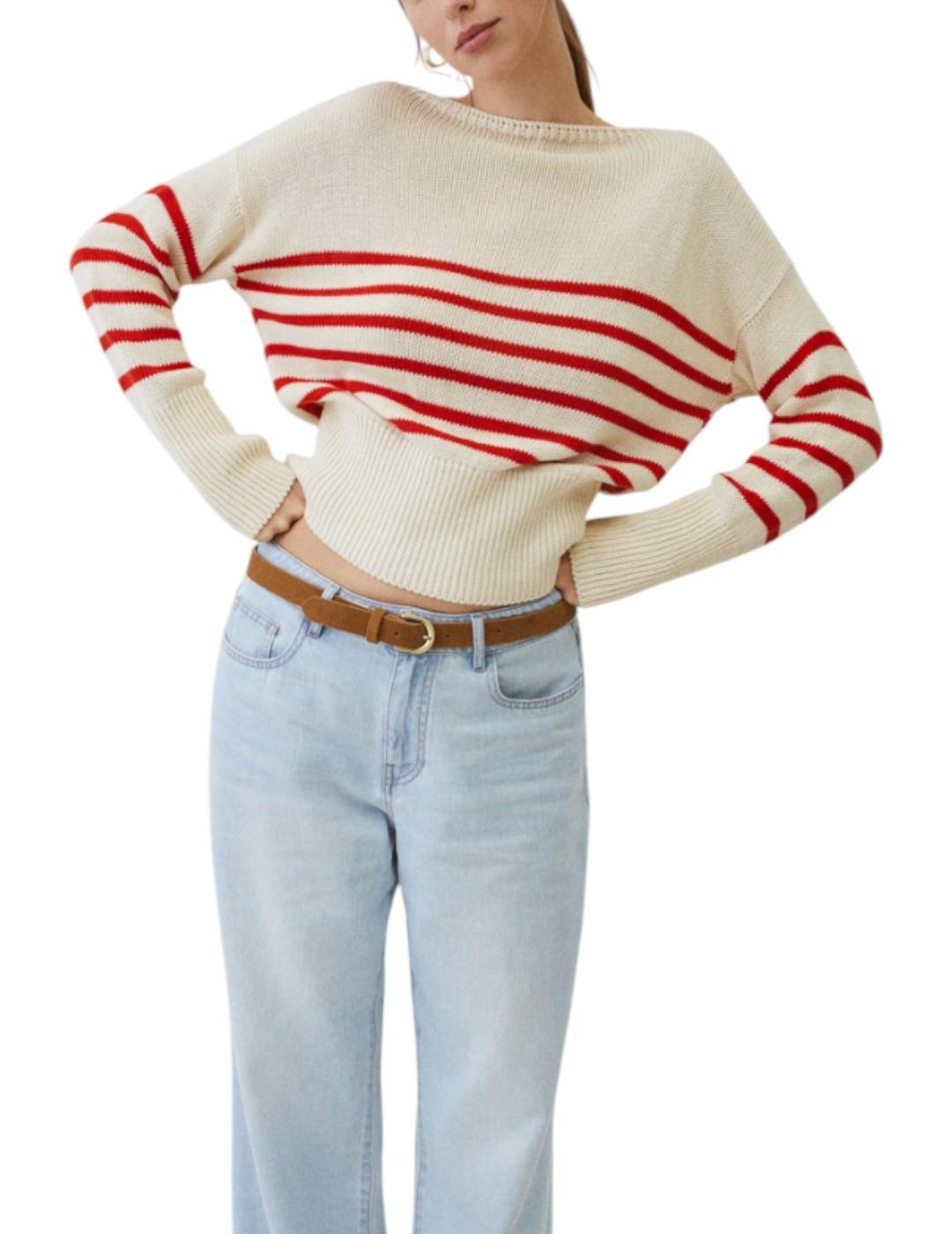 Jersey ese O ese Rayas Nautique Coral