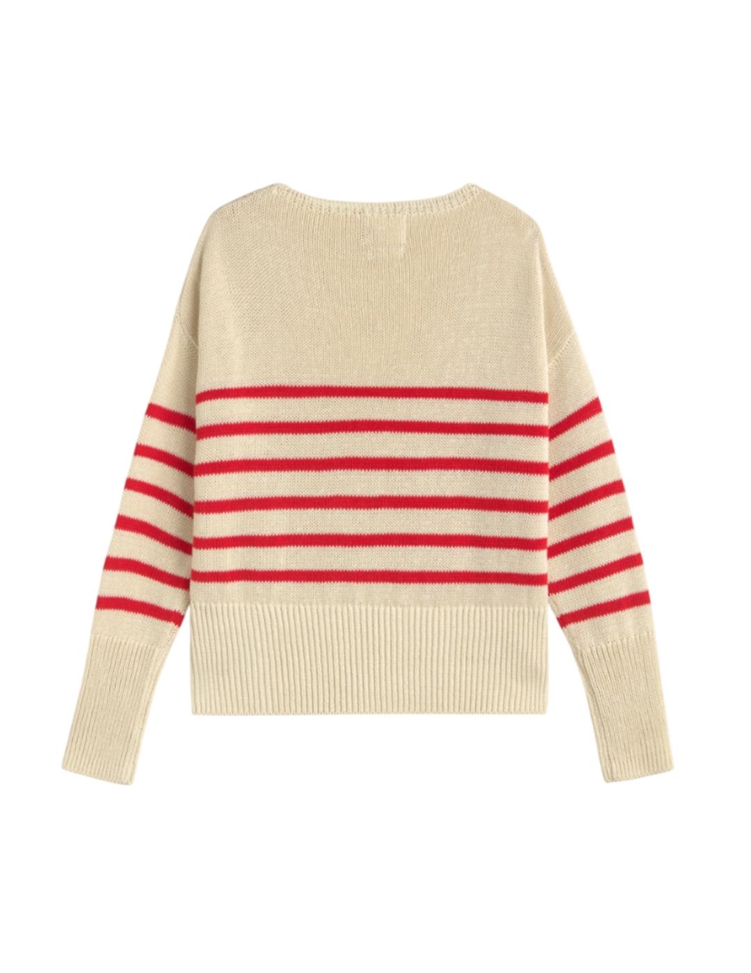 Jersey ese O ese Rayas Nautique Coral