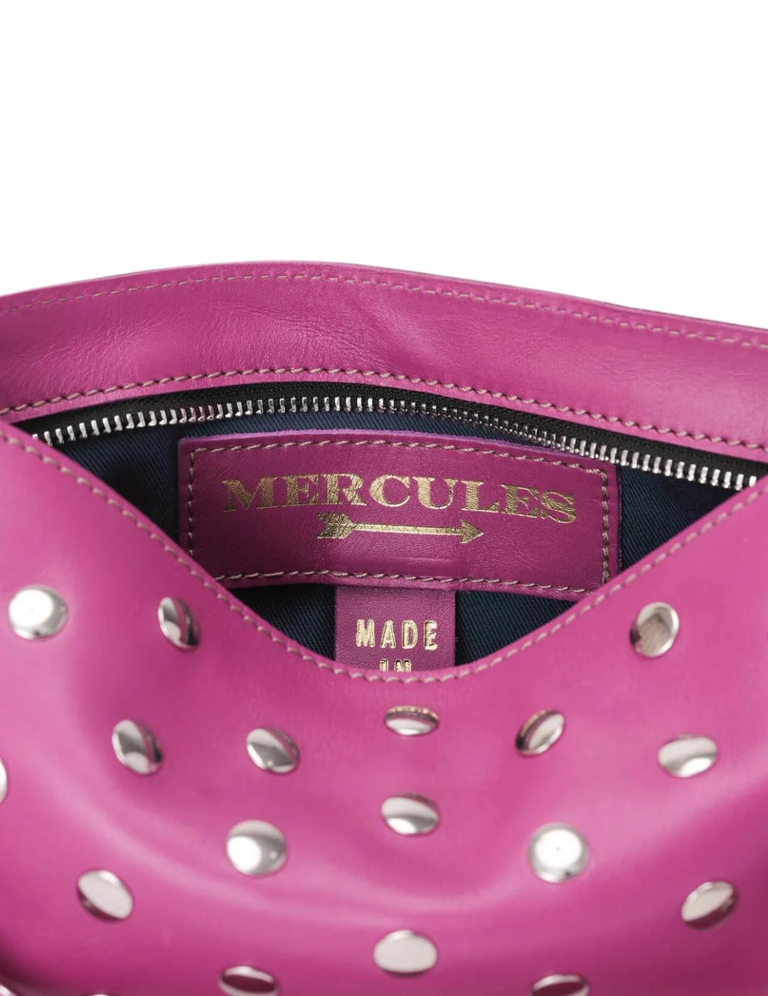 Bolso Mércules Carri Remaches Fucsia