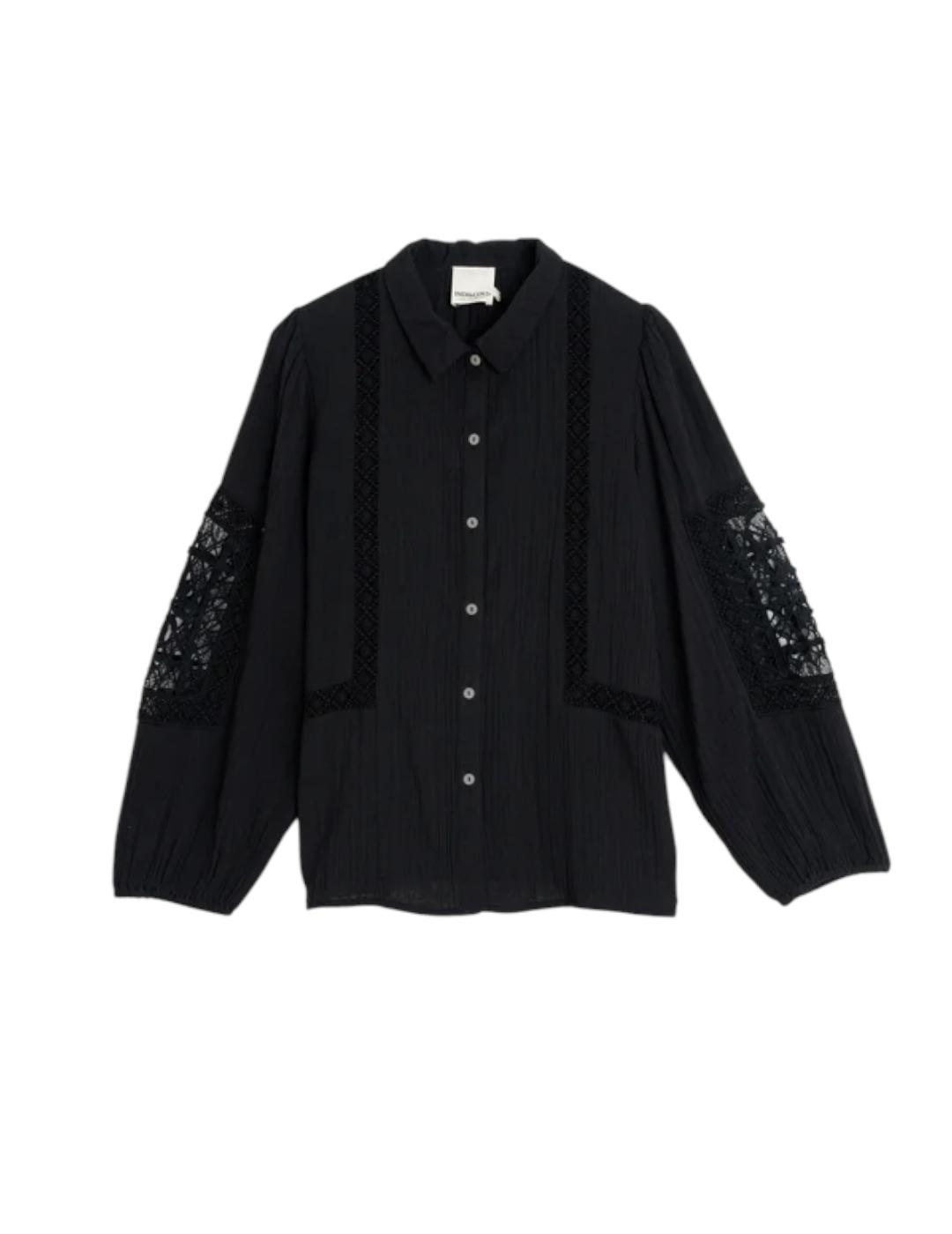 Camisa Indi&cold Encaje Negro