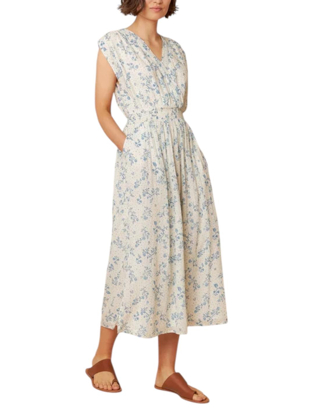 Vestido Indi&cold  Beige Para Mujer. 