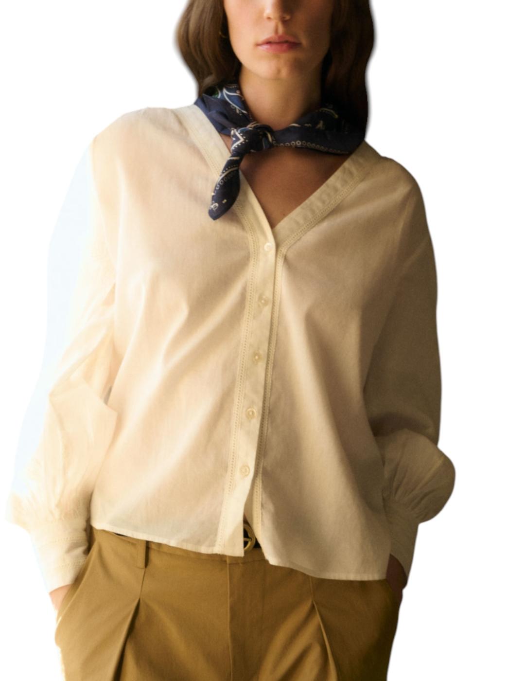 Blusa ese O ese Romántica Vera Blanco