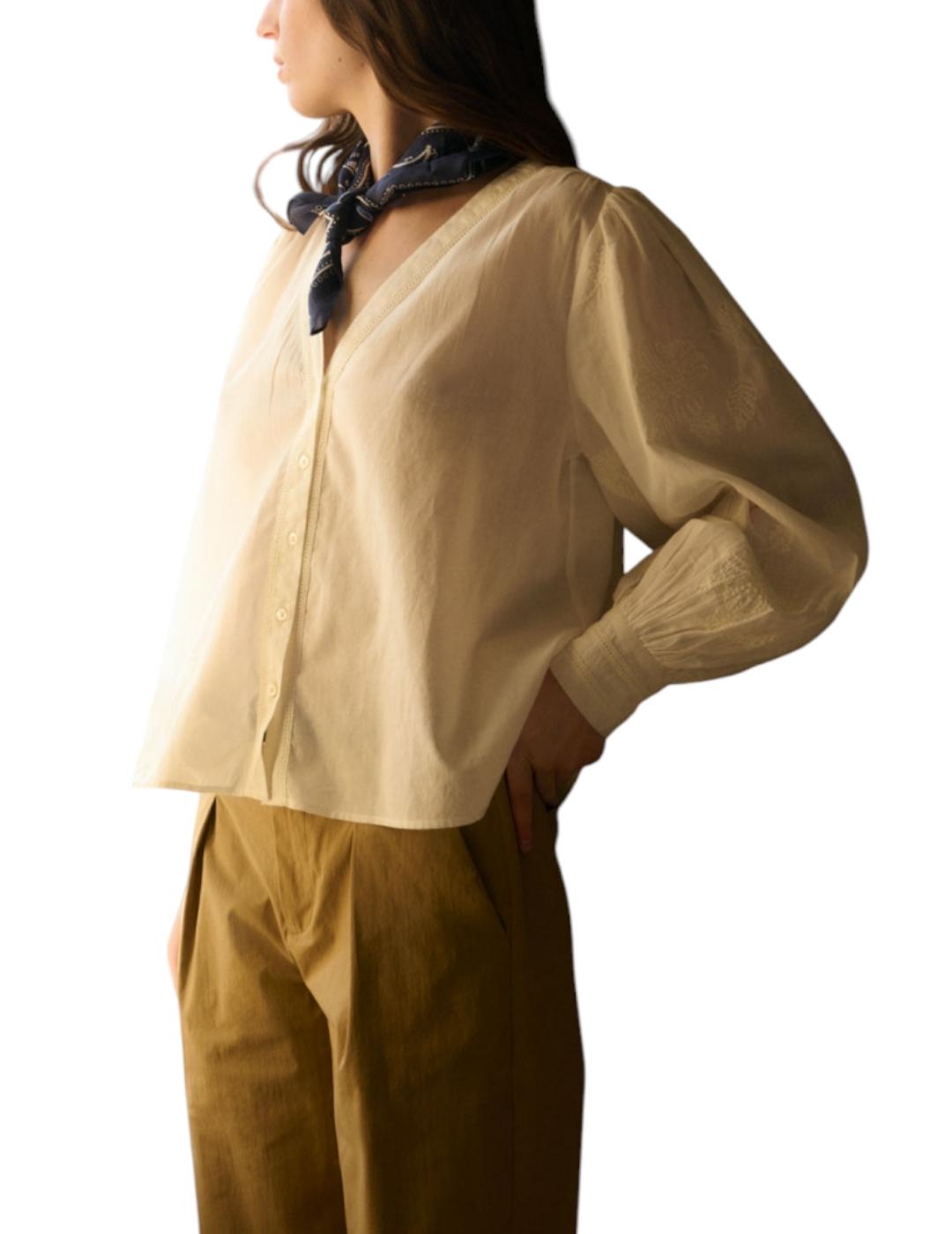 Blusa ese O ese Romántica Vera Blanco