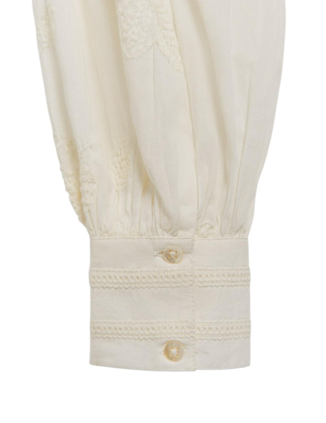 Blusa ese O ese Romántica Vera Blanco