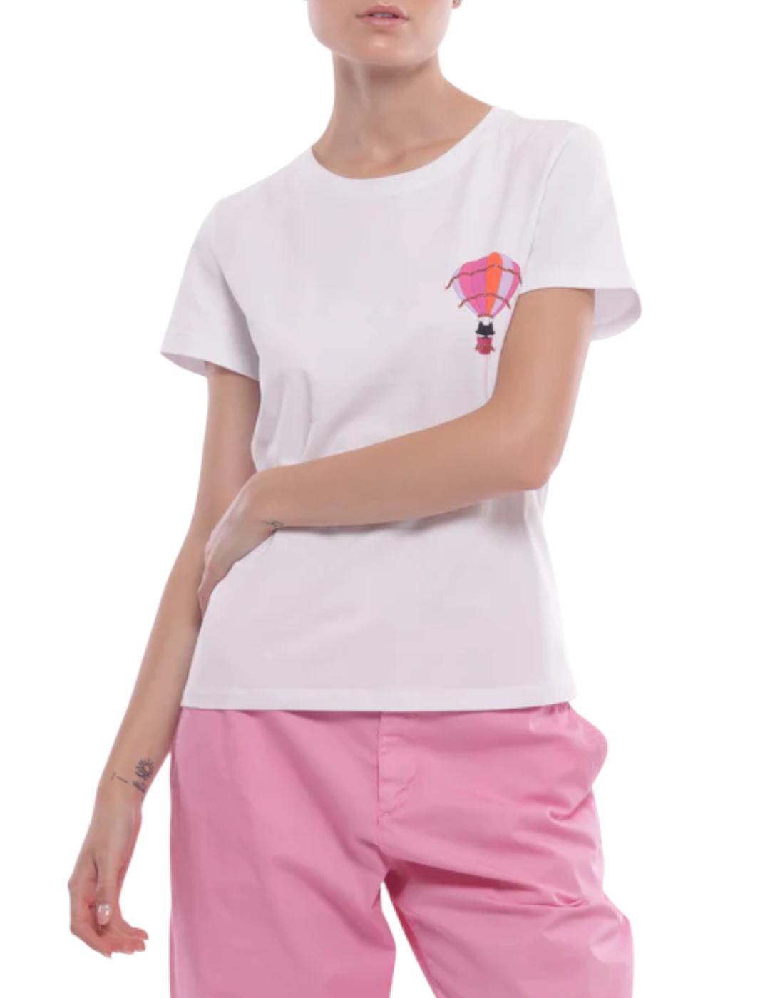 Camiseta Mimi-Muà Globo Blanco