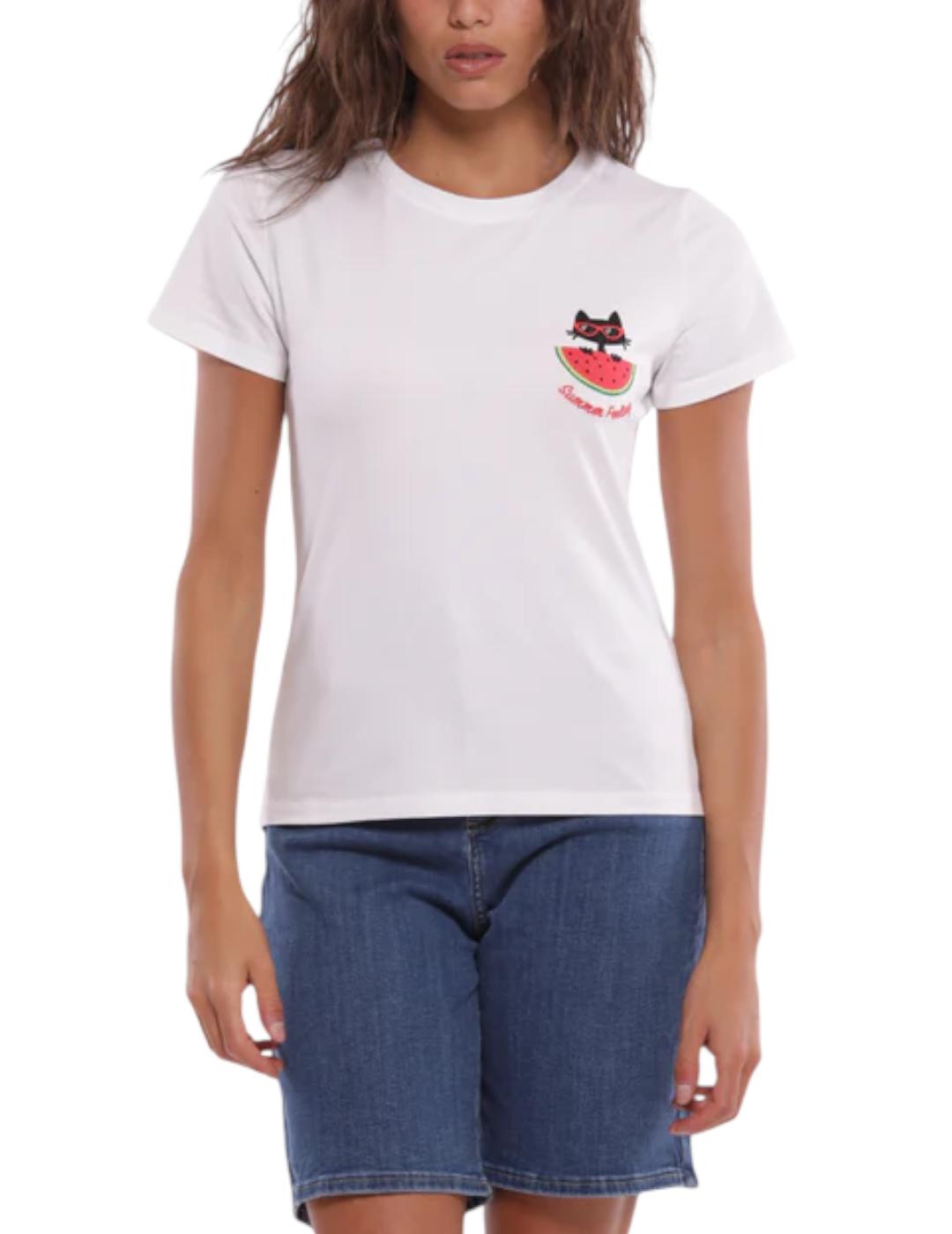 Camiseta Mimi-Muà Summer Feeling Blanco