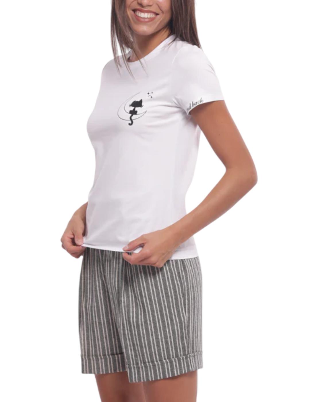 Camiseta Mimi-Muà Luna Blanco