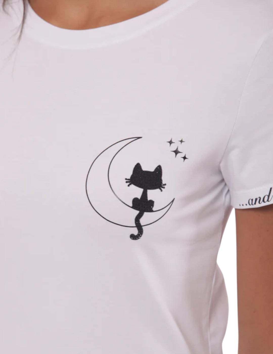Camiseta Mimi-Muà Luna Blanco
