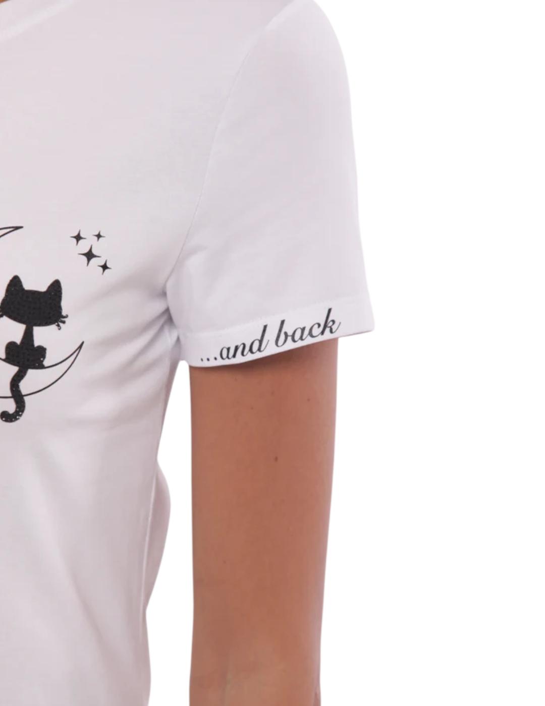 Camiseta Mimi-Muà Luna Blanco