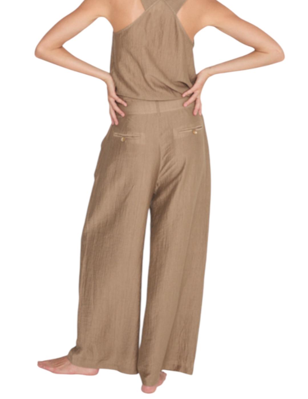 Pantalón Designers Society Fontis Marrón para Mujer