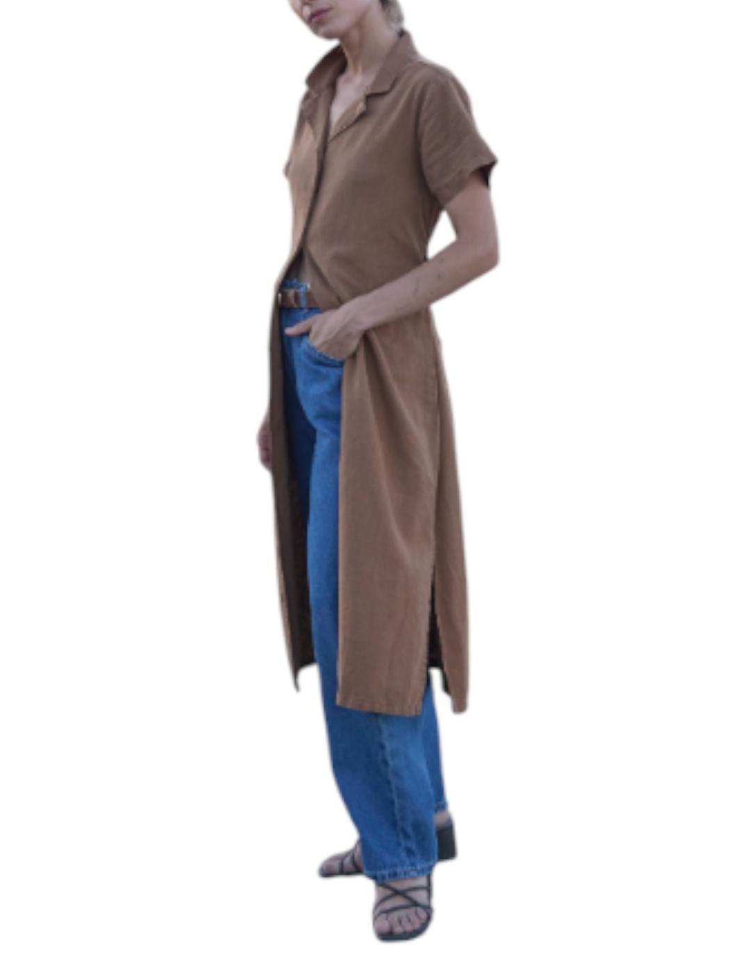 Vestido Designers Society Kuplids Camel