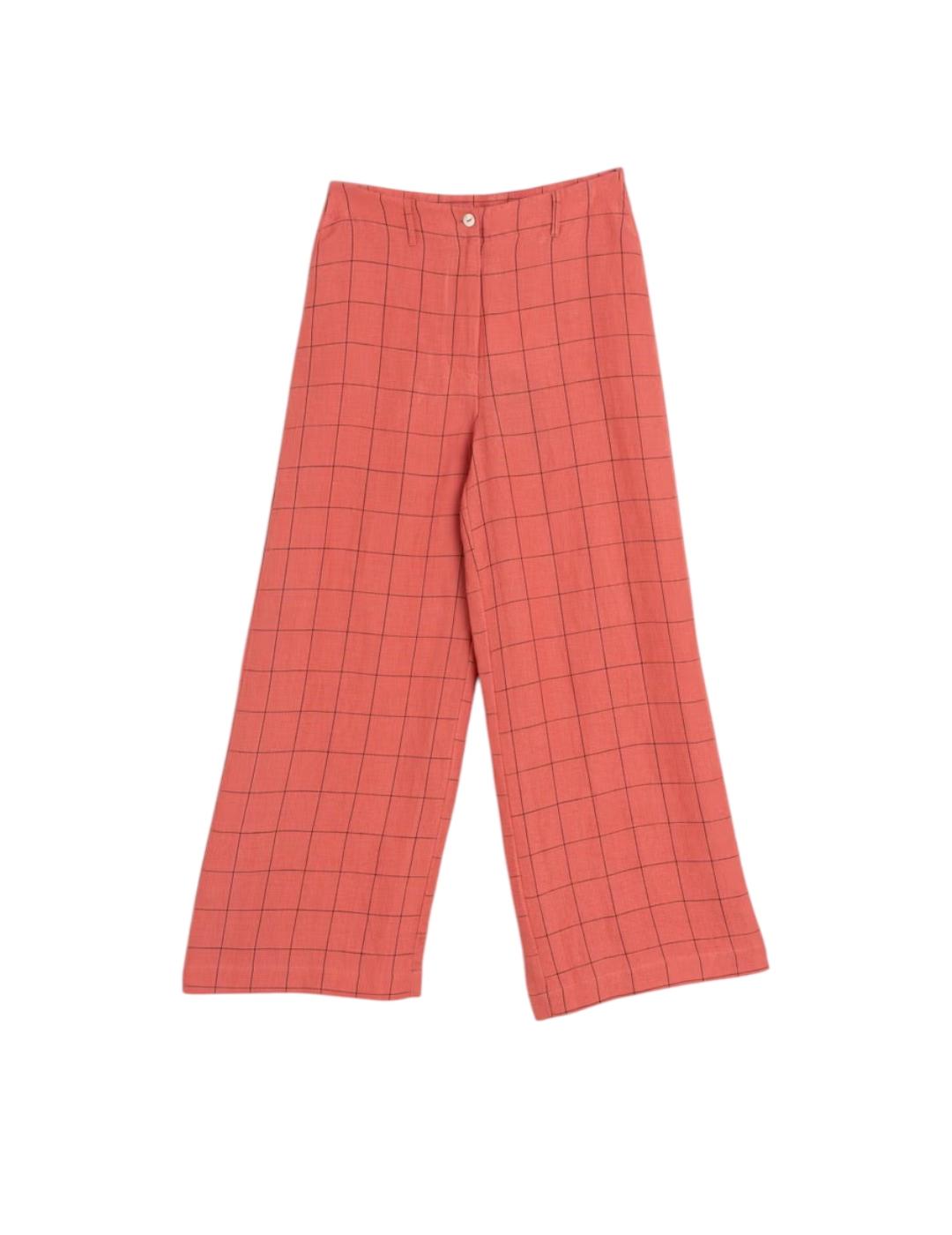Pantalón Indi&cold Cuadros Rosa