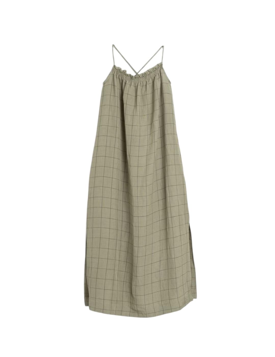 Vestido Indi&cold Cuadros Verde