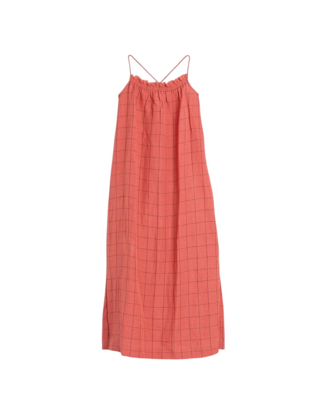 Vestido Indi&cold Cuadros Rosa