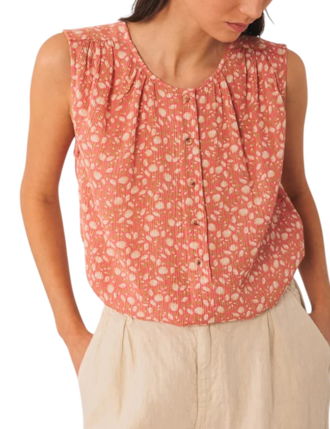 Camisa Indi&cold Manchas Rosa