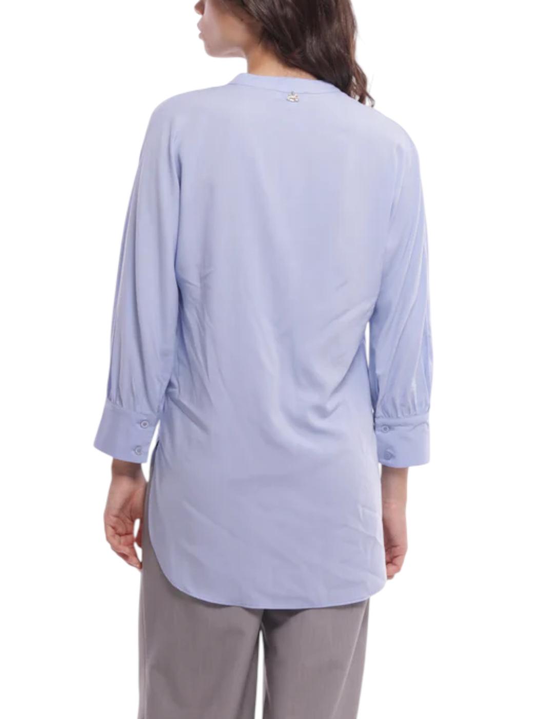 Blusa Mimi-Muà Over Azul