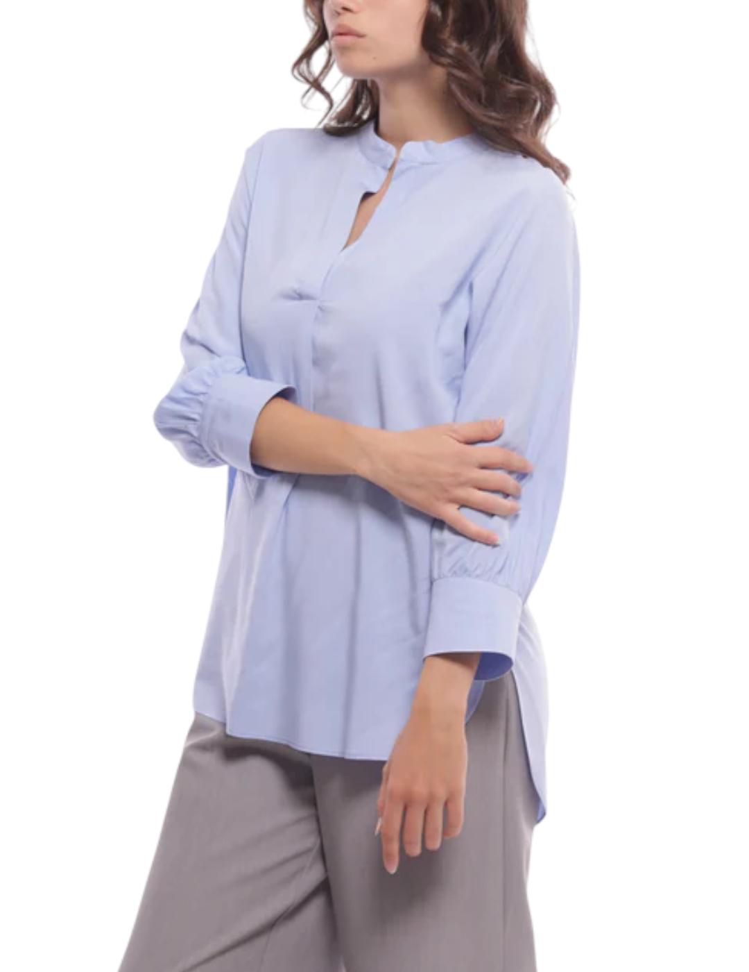 Blusa Mimi-Muà Over Azul