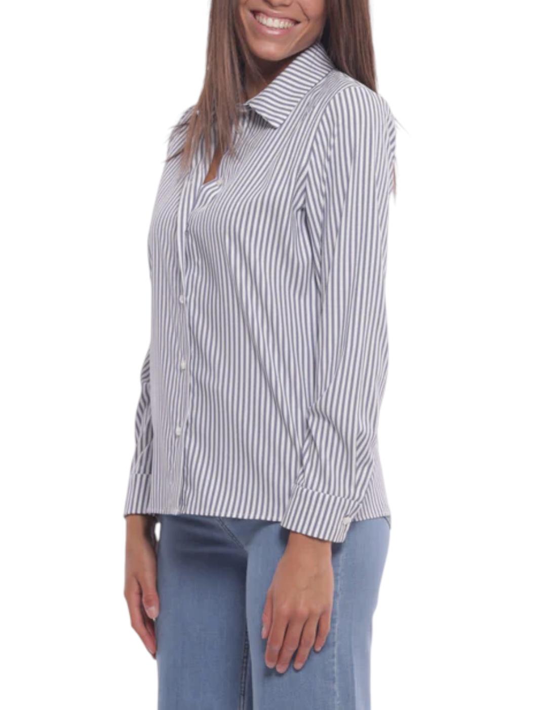 Camisa Mimi-Muà Rayas Marino