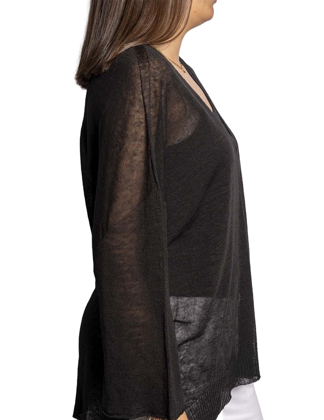 Jersey Carta Libera Lino Negro