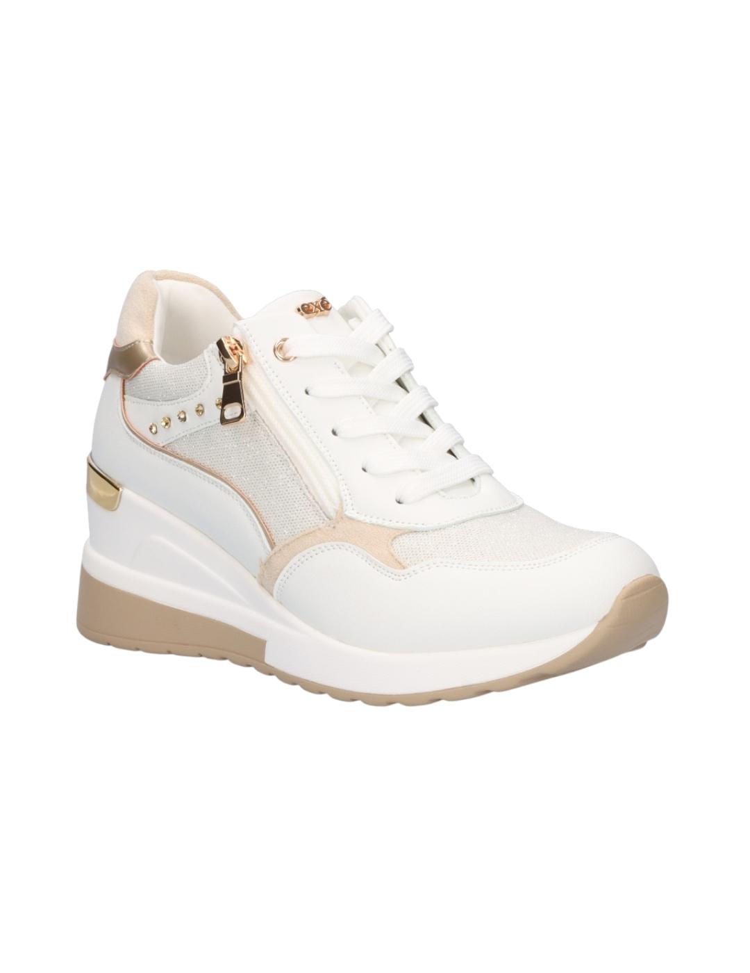 Sneaker Exe Bicolor Blanco